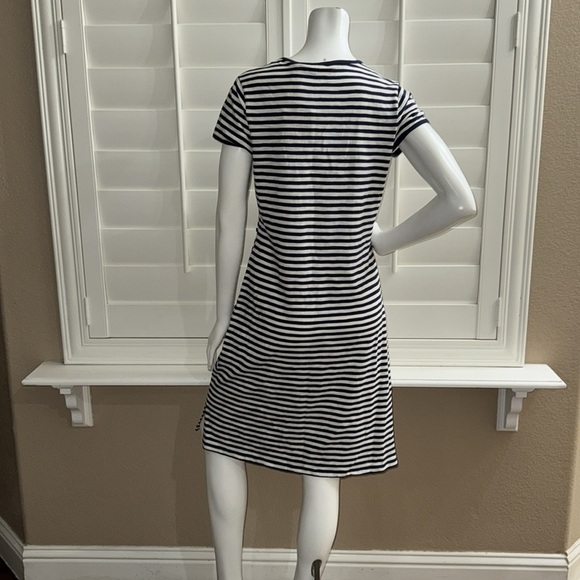 Tommy Bahama Relax Breton Stripe Dress Coastline Navy - Picture 4 of 9